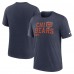 Футболка Chicago Bears Nike Navy Overlap Lockup Tri-Blend Футболка Chicago Bears Nike Navy Overlap Lockup Tri-Blend