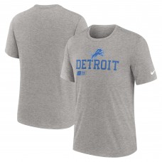 Футболка Detroit Lions Nike Overlap Lockup - Heather Gray