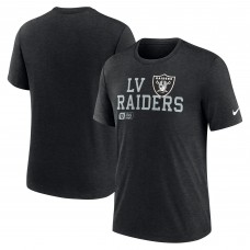 Футболка Las Vegas Raiders Nike Overlap Lockup Tri-Blend - Black Футболка Las Vegas Raiders Nike Overlap Lockup Tri-Blend - Black