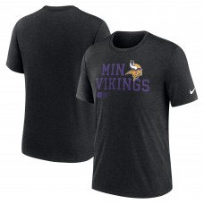 Футболка Minnesota Vikings Nike Overlap Lockup Tri-Blend - Black