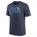 Футболка Tennessee Titans Nike Overlap Lockup Tri-Blend - Navy