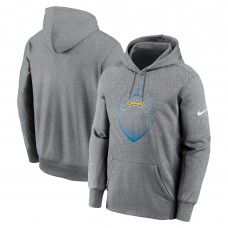 Толстовка Los Angeles Chargers Nike Icon Performance - Heather Gray