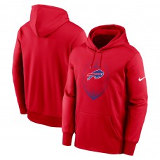 Толстовка Buffalo Bills Nike Red Icon Performance