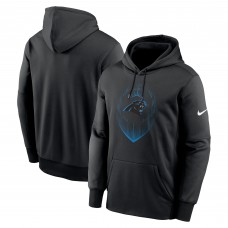 Толстовка Carolina Panthers Nike Black Icon Performance