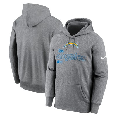 Толстовка Los Angeles Chargers Nike Performance - Heather Gray