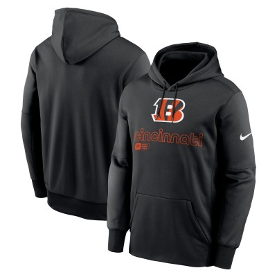 Cincinnati Bengals Nike Black Performance Pullover Hoodie
