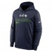 Толстовка Seattle Seahawks Nike Performance - College Navy