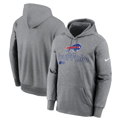 Толстовка Buffalo Bills Nike Heather Gray Performance