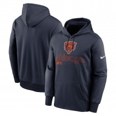 Толстовка Chicago Bears Nike Navy Performance