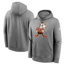 Толстовка Cleveland Browns Nike Heather Gray Rewind Club Logo