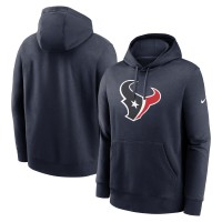 Толстовка Houston Texans Nike Navy Rewind Club Logo