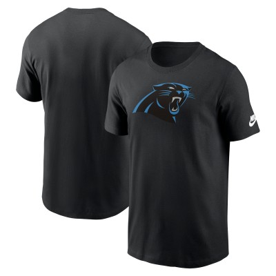 Футболка Carolina Panthers Nike Black Rewind Logo Essential