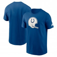 Indianapolis Colts Nike Royal Rewind Logo Essential T-Shirt