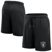Las Vegas Raiders Nike Black 24 Edge Fleece Shorts