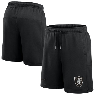 Las Vegas Raiders Nike Black 24 Edge Fleece Shorts