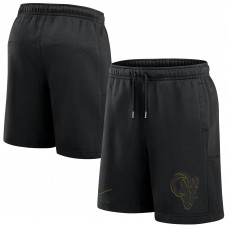 Los Angeles Rams Nike 24 Edge Fleece Shorts - Black