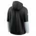 Las Vegas Raiders Nike Black 2024 Sideline Club Pullover Hoodie