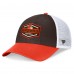 Бейсболка Cleveland Browns Fanatics Brown/Orange Bench Trucker