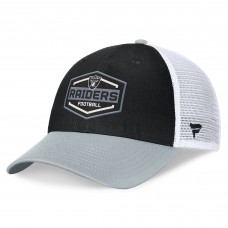 Бейсболка Las Vegas Raiders Bench Trucker - Black/Silver Бейсболка Las Vegas Raiders Bench Trucker - Black/Silver