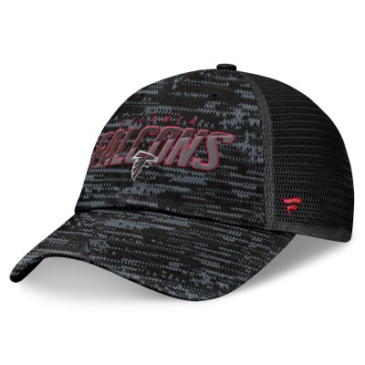 Бейсболка Atlanta Falcons Fanatics Heather Black Challenge Trucker
