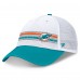 Бейсболка Miami Dolphins Fanatics White/Aqua Flawless Stripe