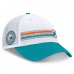 Бейсболка Miami Dolphins Fanatics White/Aqua Flawless Stripe