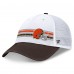 Бейсболка Cleveland Browns Fanatics White/Brown Flawless Stripe