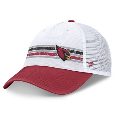 Бейсболка Arizona Cardinals Fanatics White/Cardinal Flawless Stripe