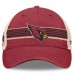 Бейсболка Arizona Cardinals Fanatics Cardinal/Natural Center Stripe Trucker