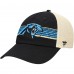 Бейсболка Carolina Panthers Fanatics Black/Natural Center Stripe Trucker