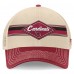 Бейсболка Arizona Cardinals Fanatics Natural/Cardinal Diamond Stripe Trucker