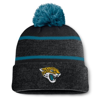 Шапка с помпоном Jacksonville Jaguars Fanatics Black Holding