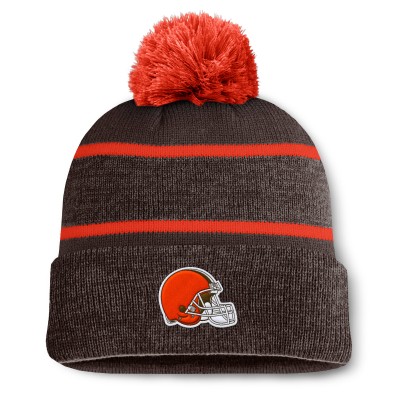 Шапка с помпоном Cleveland Browns Fanatics Brown Holding
