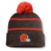 Шапка с помпоном Cleveland Browns Fanatics Brown Holding
