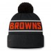 Шапка с помпоном Cleveland Browns Fanatics Black Eclipse