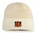 Cincinnati Bengals Fanatics Cream Block Cuffed Knit Hat
