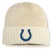 Indianapolis Colts Fanatics Cream Block Cuffed Knit Hat