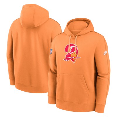 Толстовка Tampa Bay Buccaneers Nike  Throwback Logo Club Tri-Blend - Orange