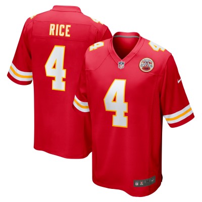 Игровая джерси Rashee Rice Kansas City Chiefs Nike  Game -  Red