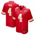 Игровая джерси Rashee Rice Kansas City Chiefs Nike  Game -  Red