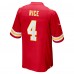 Игровая джерси Rashee Rice Kansas City Chiefs Nike  Game -  Red