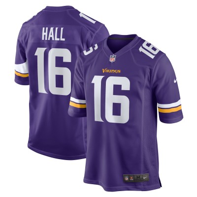 Игровая джерси Jaren Hall Minnesota Vikings Nike  Game -  Purple