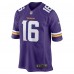 Игровая джерси Jaren Hall Minnesota Vikings Nike  Game -  Purple