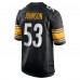 Игровая джерси Kyron Johnson Pittsburgh Steelers Nike  Game -  Black