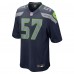 Игровая джерси Frank Clark Seattle Seahawks Nike  Game - College Navy