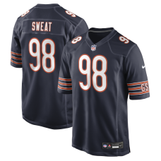 Джерси Chicago Bears Montez Sweat Nike Navy Game Джерси Chicago Bears Montez Sweat Nike Navy Game