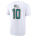 Футболка Tyreek Hill Miami Dolphins Icon Player Name & Number - White