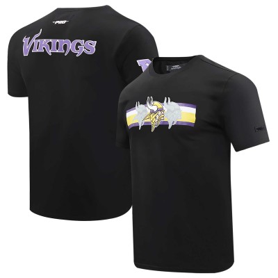 Футболка Minnesota Vikings Pro Standard Retro Striper - Black
