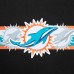 Футболка Miami Dolphins Pro Standard Retro Striper - Black