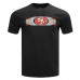 Футболка San Francisco 49ers Pro Standard Retro Striper - Black